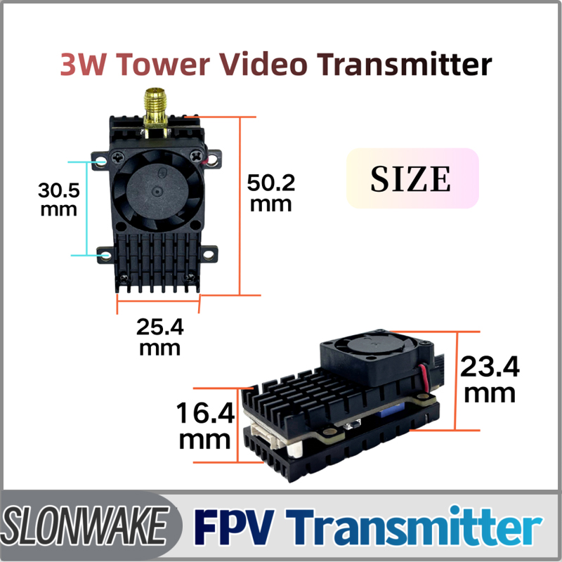 Drone Receiver - SLONWAKE 5.8G 3000mW Simulatie VTX FPV