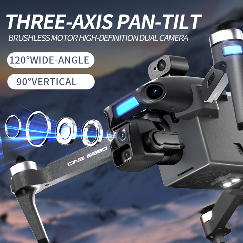 2026 Nieuwe 8K Dual Camera Dro - Drone Gimbal recensie en prijs