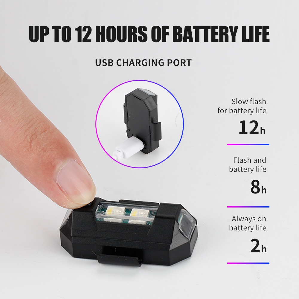 1 PC 7 Kleur Mini USB Opladen  - Drone Led Light recensie en prijs