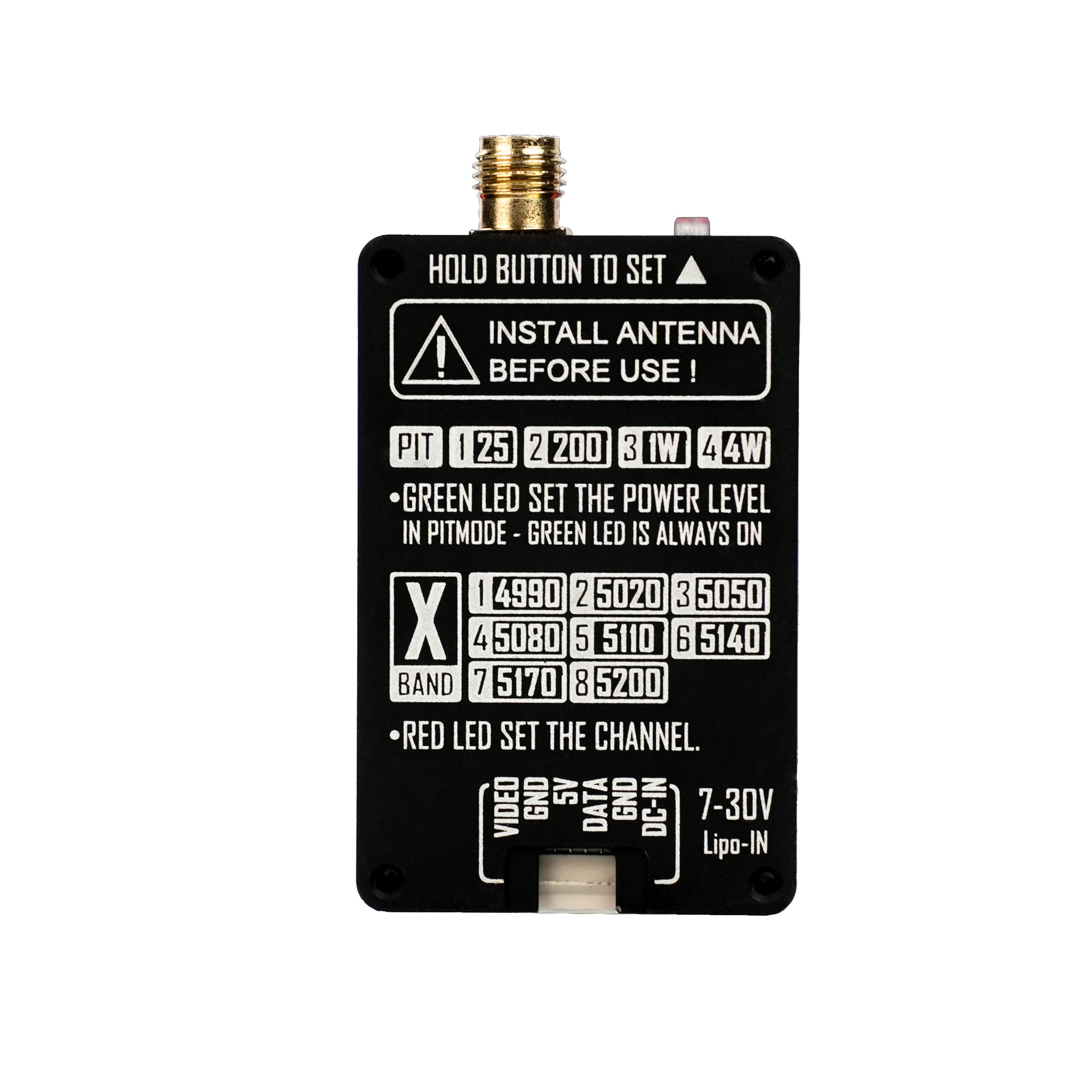 VTX RUSHFPV 4.9G 4W Video Tran - Drone Antenna recensie en prijs